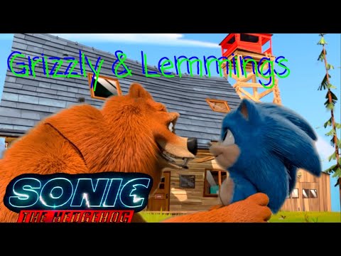 Sonic meets Grizzy Lemmings - Fan made