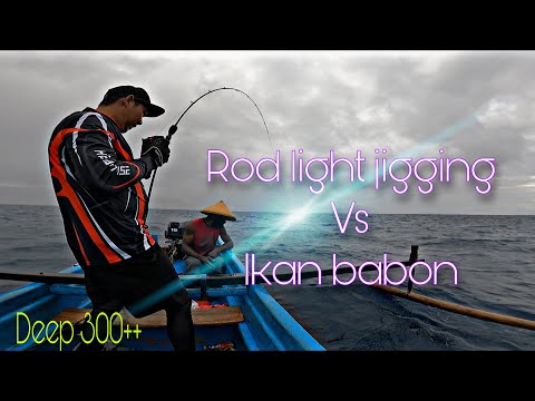 ROD LIGHT JIGGING VS IKAN BABON | METAL JIG 500G | DEEP 300M | JIGGING PAPUA