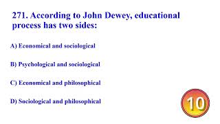 261 to 281 Pedagogy Quiz | Test Your Knowledge for Teaching Exams | Pedagogy MCQs with Answers