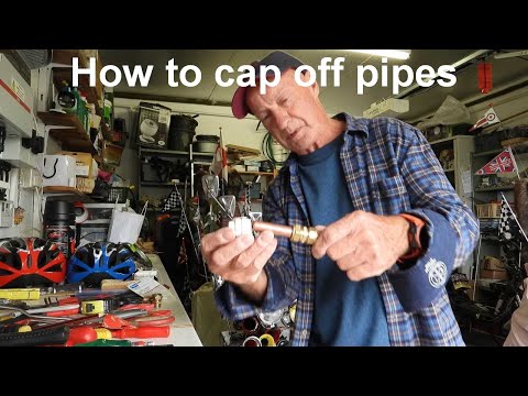 How to cap off copper pipes