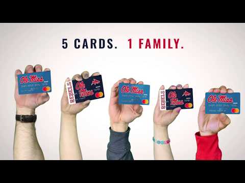 An Ole Miss Rebels Fancard makes managing a family budget easy with Sub-Cards