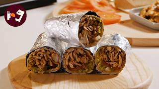 Durum casero de pollo: el plato turco más popular