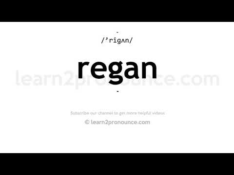 How to pronounce Regan | English pronunciation