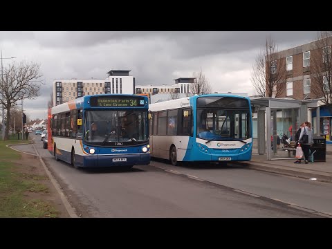 Stagecoach Teeside ALX 300 22062 NK54 BFF On The 34 At Billingham Town