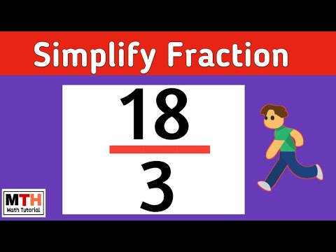 Simplify the fraction 18/3 | 18/3 Simplified