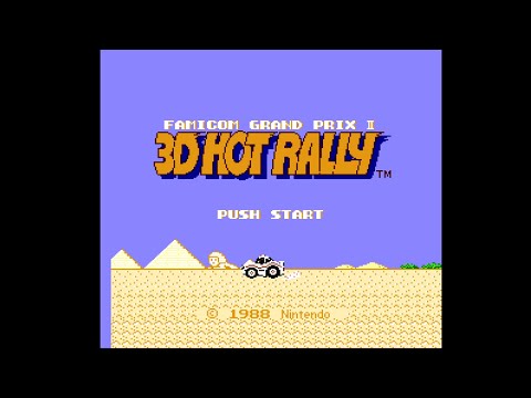 Andy Tries │ Famicom Grand Prix II: 3D Hot Rally (Famicom Disk System)