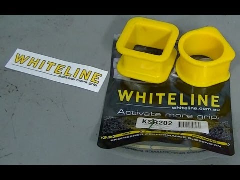 How To: KSR202 Whiteline Steering Rack Bushings (30mm), 2002 WRX Wagon
