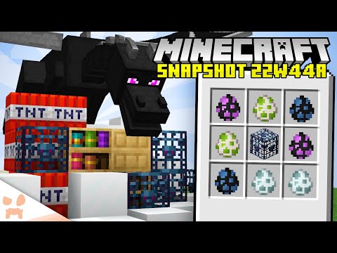 NEW SPAWN EGGS, COMMANDS, SPAWNERS, & MORE! - Minecraft 1.20 Snapshot 22w44a