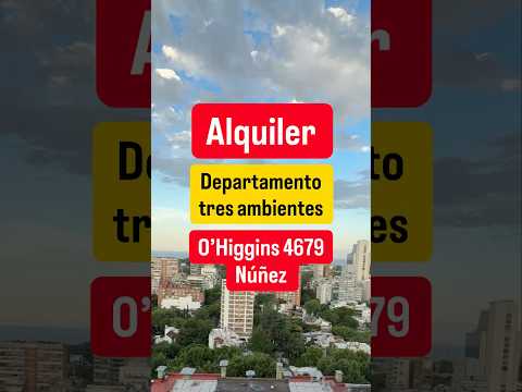 Así se ve vivir en Núñez desde un piso 15 👀✨