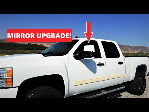New Style Tow Mirror Install 07-14 Silverado & Sierra + Revers Light Wiring