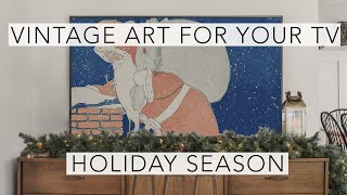 Holiday Season | 3Hrs of 4K HD Paintings | Turn Your TV Into Art | Vintage Art Slideshow For Your TV