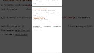 Transitividade Verbal de um jeito que você nunca viu - Aprenda de uma vez por todas. Bizu máximo