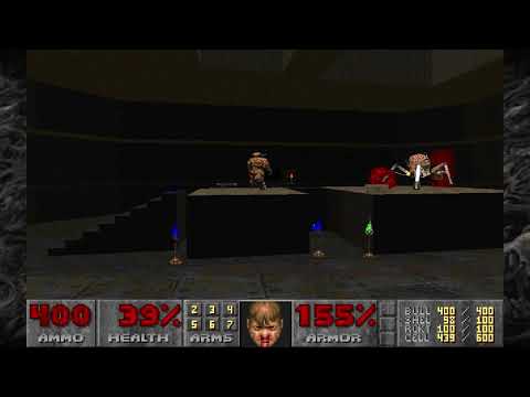 Doom 2 - Cyberdemon Vs. Spider Mastermind
