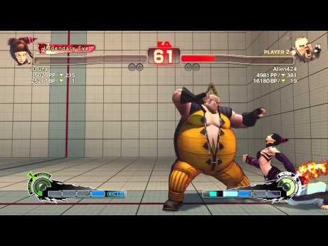 SSFIVAE~ Juri (lutuna) vs. Rufus (Alien424) HD