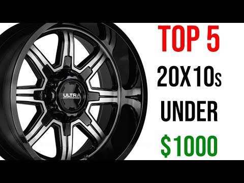 Top 5 20x10 Wheels UNDER $1000!