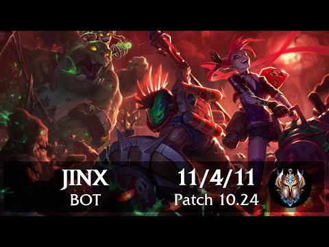 Jinx Bot vs Jhin | Pinoy Challenger Replay Preseason Patch 10.24
