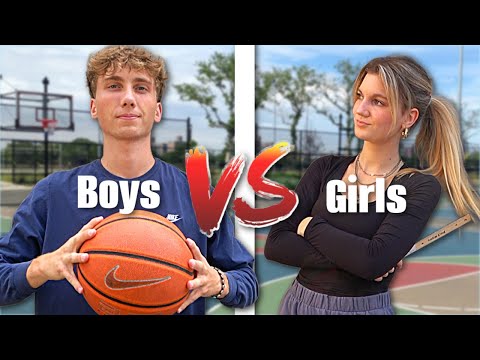 BOYS vs. GIRLS Trick Shot Competition!