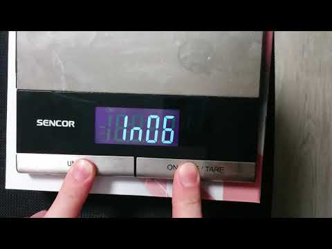 Sencor Kitchen scale hidden service mode (calibration?)