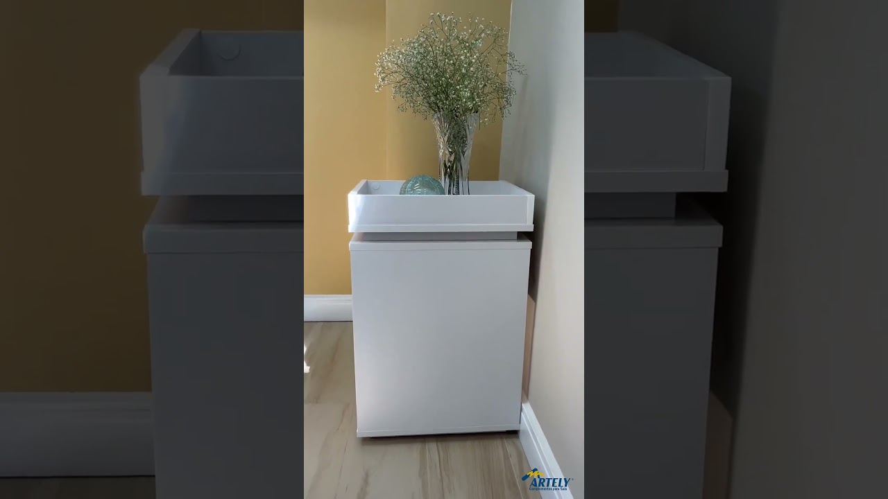 Thumbnail do vídeo - Mesa de Apoio Olivia - Branco