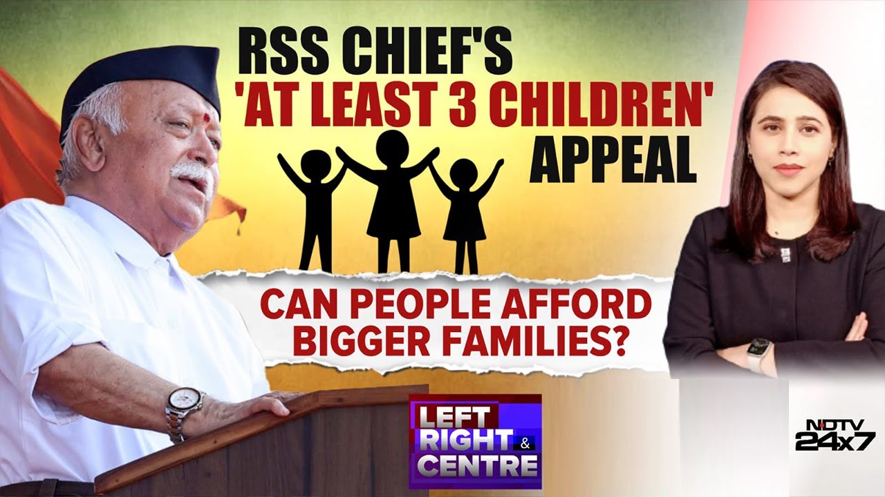 RSS Chief Appeals For Larger Families: Can India Afford It?