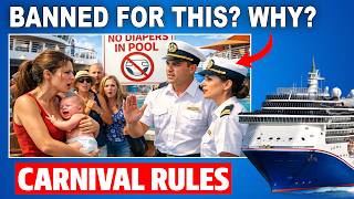 CARNIVAL CRUISERS MAD! The DUMBEST Mistakes Getting People BANNED or FINED $500!