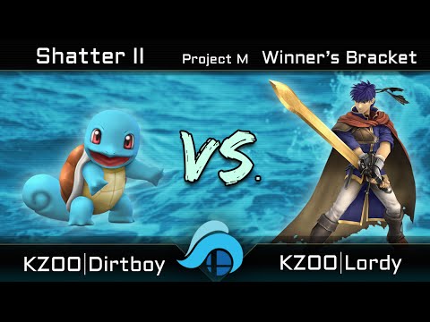 Shatter II Project M 3.6 - KZOO | Dirtboy (Squirtle) vs. KZOO | Lordy (Ike)