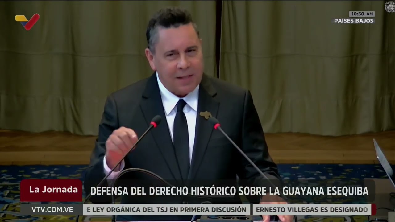 Samuel Moncada sobre la Guayana Esequiba en la Corte Internacional de Justicia en la Haya