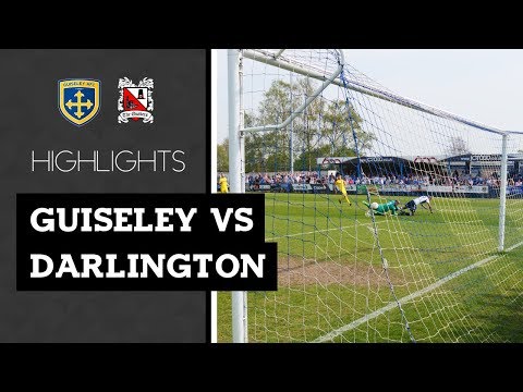 Guiseley 1-0 Darlington - Vanarama National League North - 2018/19