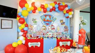 Paw Patrol Birthday Party Decoration ideas at Home - DIY