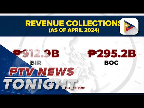 Revenue collections hit P1.4-T from January-April; Gov’t eyes to reach P4.3-T target this 2024
