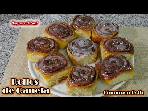 ROLLOS DE CANELA Cinnamon Rolls,  receta super fácil