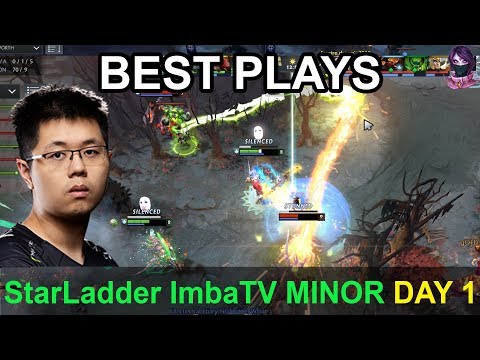 StarLadder ImbaTV Dota 2 Minor BEST PLAYS Day 1 Highlights Dota 2 Time 2 Dota #dota2