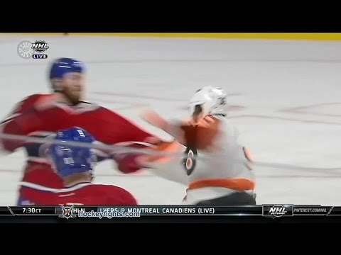 Zac Rinaldo vs Brandon Prust