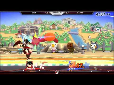 Smash 4 Versus Weekly 12/17/15 - Winners R3 - Eden (DarkPit) vs Dalvin (Kirby/Link)