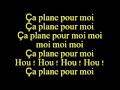 Ca plane pour moi - Plastic Bertrand lyrics