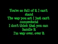 Avril Lavigne - I Can Do Better (with lyrics) HD ...
