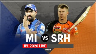 LIVE Cricket Scorecard - Mumbai Indians vs Sunrisers Hyderabad | IPL 2020 - 17th Match