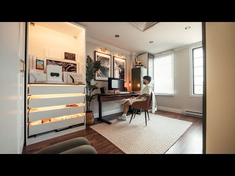 DREAM Office Room Desk Setup for 2025! (Minimal + Cozy)