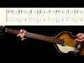 Bass TAB : I Want To Hold Your Hand 抱きしめたい - The Beatles