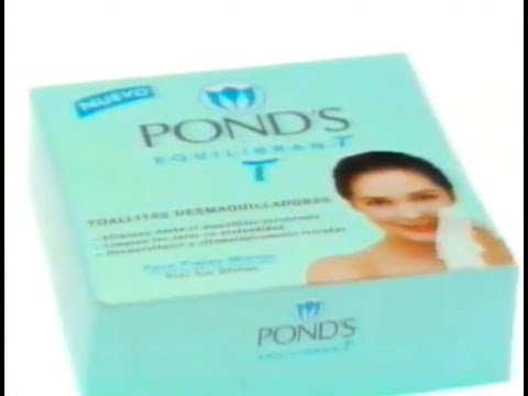 Pond's Equilibran-T toallitas desmaquilladoras 10s - Spain, 1999