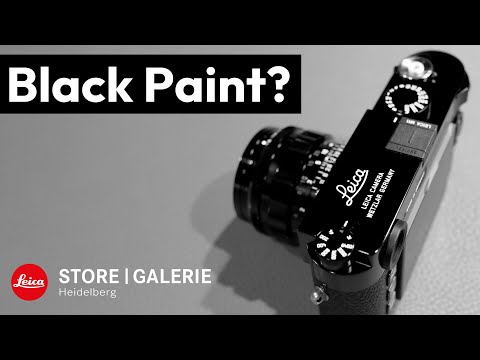 What's special about Black Paint Leicas? | Leica Store Heidelberg