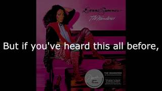 Donna Summer - Stop Me LYRICS SHM &quot;The Wanderer&quot; 1980