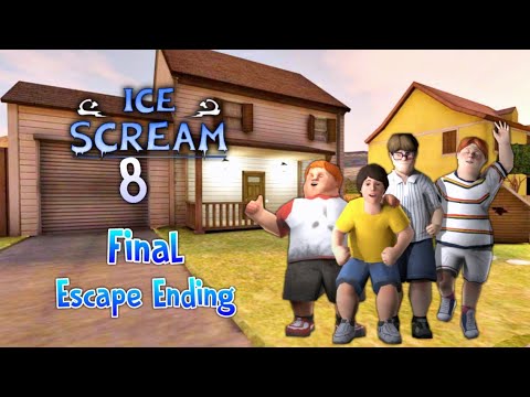 ICE SCREAM 8 FRIENDS FACTORY FINAL ESCAPE ENDING | ICE SCREAM 8 FANMADE