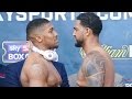 Anthony Joshua Vs Dominic Breazeale FACE OFF