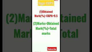CGPA mark's #short #youtubeshort #♥️