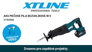 Aku mečová bezuhlíková pila 18 V XTLINE XT102850