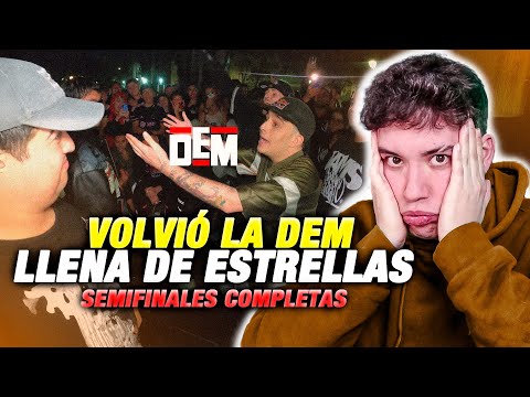 LAS SEMIFINALES DE LA DEM SON UNA LOCURA: CTZ PRIME, HDR PRENDIDO, EL MENOR MODO DIOS, MCMA RISAS...