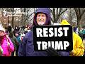 Thousands Protest At People S March Before Trump Inauguration