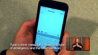 911 - Call if you can, text if you can't