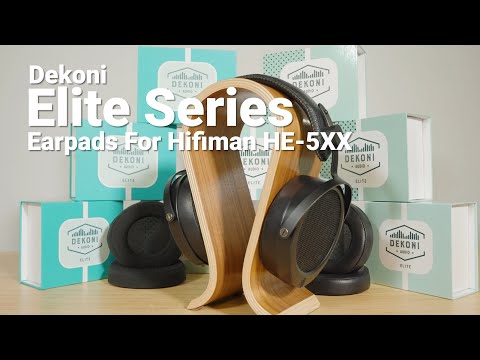 Dekoni Audio Elite Velour Replacement Ear Pads Drop x Hifiman HE-5XX